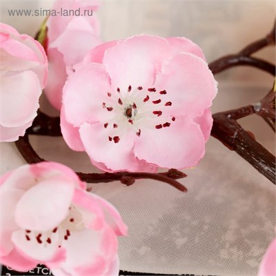 Цветы искусственные "Ветка сакуры" 3х60 см, розовый 3004471 3004471