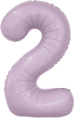 Шар (40''/102 см) Цифра Slim Орхидея №2  Agura 88031714