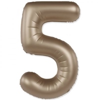 {{photo.Alt || photo.Description || 'Шар (40&#39;&#39;/102 см) Цифра SLIM Золото звездного света №5  FM'}}