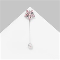 {{photo.Alt || photo.Description || 'Булавка «Цветок» сирень, 8см, цвет розовый в серебре   3723924'}}