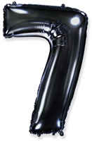 Шар (40''/102 см) Цифра Черная №7 FM 88022481
