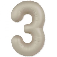 {{photo.Alt || photo.Description || 'Шар (40&#39;&#39;/102 см) Цифра SLIM Крем Латте №3  FM'}}