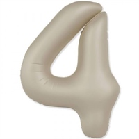 {{photo.Alt || photo.Description || 'Шар (40&#39;&#39;/102 см) Цифра SLIM Крем Латте №4  FM'}}