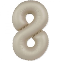 {{photo.Alt || photo.Description || 'Шар (40&#39;&#39;/102 см) Цифра SLIM Крем Латте №8  FM'}}