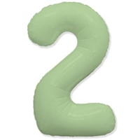 {{photo.Alt || photo.Description || 'Шар (40&#39;&#39;/102 см) Цифра SLIM Мята №2  FM'}}