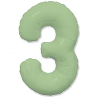 {{photo.Alt || photo.Description || 'Шар (40&#39;&#39;/102 см) Цифра SLIM Мята №3  FM'}}