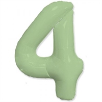 {{photo.Alt || photo.Description || 'Шар (40&#39;&#39;/102 см) Цифра SLIM Мята №4  FM'}}