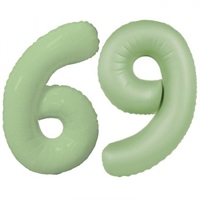 {{photo.Alt || photo.Description || 'Шар (40&#39;&#39;/102 см) Цифра SLIM Мята №6/9  FM'}}