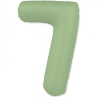 {{photo.Alt || photo.Description || 'Шар (40&#39;&#39;/102 см) Цифра SLIM Мята №7  FM'}}