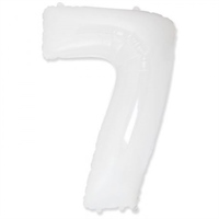 Шар (40''/102 см) Цифра Белый №7 FM 88018171