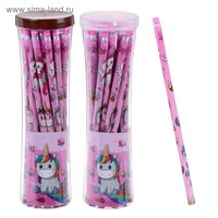 {{photo.Alt || photo.Description || 'Карандаш чернографитный с ластиком «Единорог», твёрдость НВ'}}