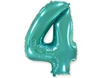 Шар (40''/102 см) Цифра Тиффани №4 FM0 2129266