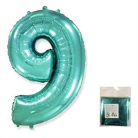 Шар (40''/102 см) Цифра Тиффани №9 FM 2129271