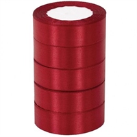 А Лента атласная 2,5см*25Y, 33 Бордовая  т.м. 5/300 4886610