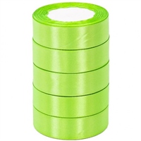 А Лента атласная 2,5см*25Y, 52 Зеленое яблоко тм 5/300 4886612