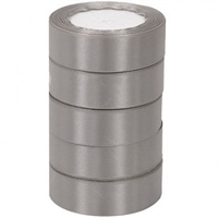 А Лента атласная 2,5см*25Y, 180 Серая, т.м 5/300 88002062