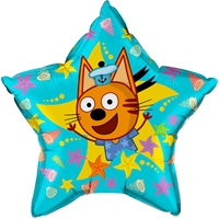 {{photo.Alt || photo.Description || 'Шар (22&#39;&#39;/56 см) Звезда Три Кота Коржик Falali'}}