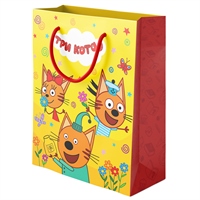 {{photo.Alt || photo.Description || 'Пакет подарочный, Три Кота, Летний день, 23*18*10 см, 1 шт.'}}