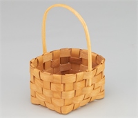 Корзина плетеная (секвойя), 11x9x6/14,5см, 1 шт., медовый 88049897