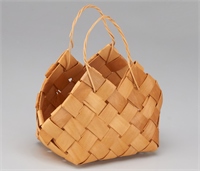 Корзина плетеная (секвойя), 17x12x5x13,5/19 см, 1 шт., натуральный 88049855