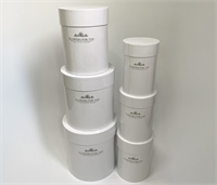 Набор коробок 22,5x24 см, 20x22 см, 16,5x21 см, 15x20 см, 12x18 см, 5 шт., белый 88049861