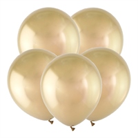 Т Метал 12 Зеркальные шары, Золото / Mirror Gold / 50 шт. /, Латексный шар 88049683