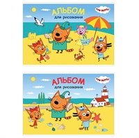 {{photo.Alt || photo.Description || 'Альбом для рисования 20л А4, &quot;Три кота&quot;, клей, 100г, картон мелованный'}}