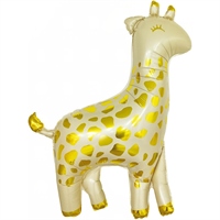 К 32 Стильный жираф / Stylish giraffe / 1 шт /, Фольгированный шар 88049745