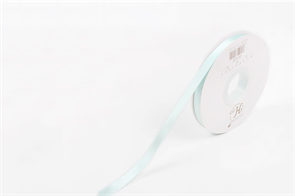 Лента шёлковая однотонная премиум (1см х 45ярд) Тиффани 17994
