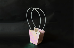 Пакет для цветов крафт «Голография» форма-1 размер S (9/9 х 6.5/6.5 х 10см) 10 шт, плотность 230 гр 18746