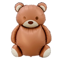 К 35 Мишка латте в упаковке / 1 шт. / Фольгированный шар 88049514