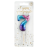 Свеча цифра 7 