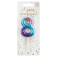 Свеча цифра 8 