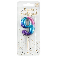 Свеча цифра 9 