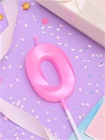 {{photo.Alt || photo.Description || 'Свеча в торт на шпажке «Грань», цифра &quot;0&quot;, 5 см, розовая 10330395'}}