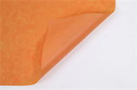 Тишью бумага однотонная 17гр 50см х 70см х 37шт Оранжевый 16949
