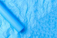 Тишью бумага однотонная жатая 26гр 50см х 70см х 20шт Голубой 19348