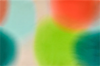 Тишью бумага цветной градиент 35гр 50см х 70см х 20шт Салатовай Оранжевый 20108