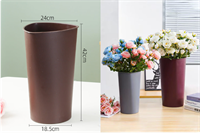 Ваза флориста треугольная горловина размер L (h=41см, верх 24см) Коричневый 20222