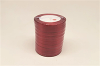 Лента атласная на пенопласте (10мм х 25ярд) Бордовый 33 16787