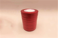 Лента атласная на пенопласте (10мм х 25ярд) Тёмно-розовый 65 16260