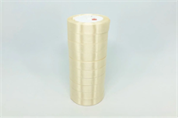 Лента атласная на пенопласте (20мм х 25ярд) Кремовый 08 01498