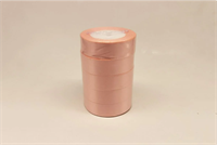 Лента атласная на пенопласте (25мм х 25ярд) Бежево-розовый 153 16804