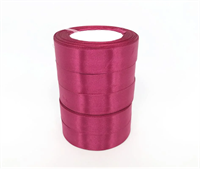 Лента атласная на пенопласте (25мм х 25ярд) Розово-красный 28 01525