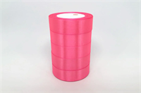 Лента атласная на пенопласте (25мм х 25ярд) Розовый 05 01514