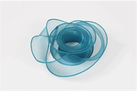 Лента мелкая сетка (4,0см х 10 ярд) Морской 17241