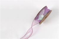 Лента мелкая сетка перелив цвета «Симфония» (4,0см х 10ярд) Фиолетовый 17970