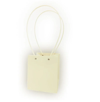 Пакет для цветов крафт форма-2 размер L (13 х 12.5 х 15см) 10 шт Молочный, плотность 230 гр 21380