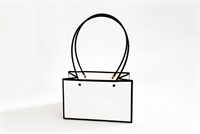 Пакет для цветов крафт форма-2 размер XL (22 х 10.5 х 13.5см) 10 шт Белый, плотность 230 гр 17203