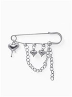 {{photo.Alt || photo.Description || 'Булавка «Сердца» с цепочкой, цвет серебро'}}